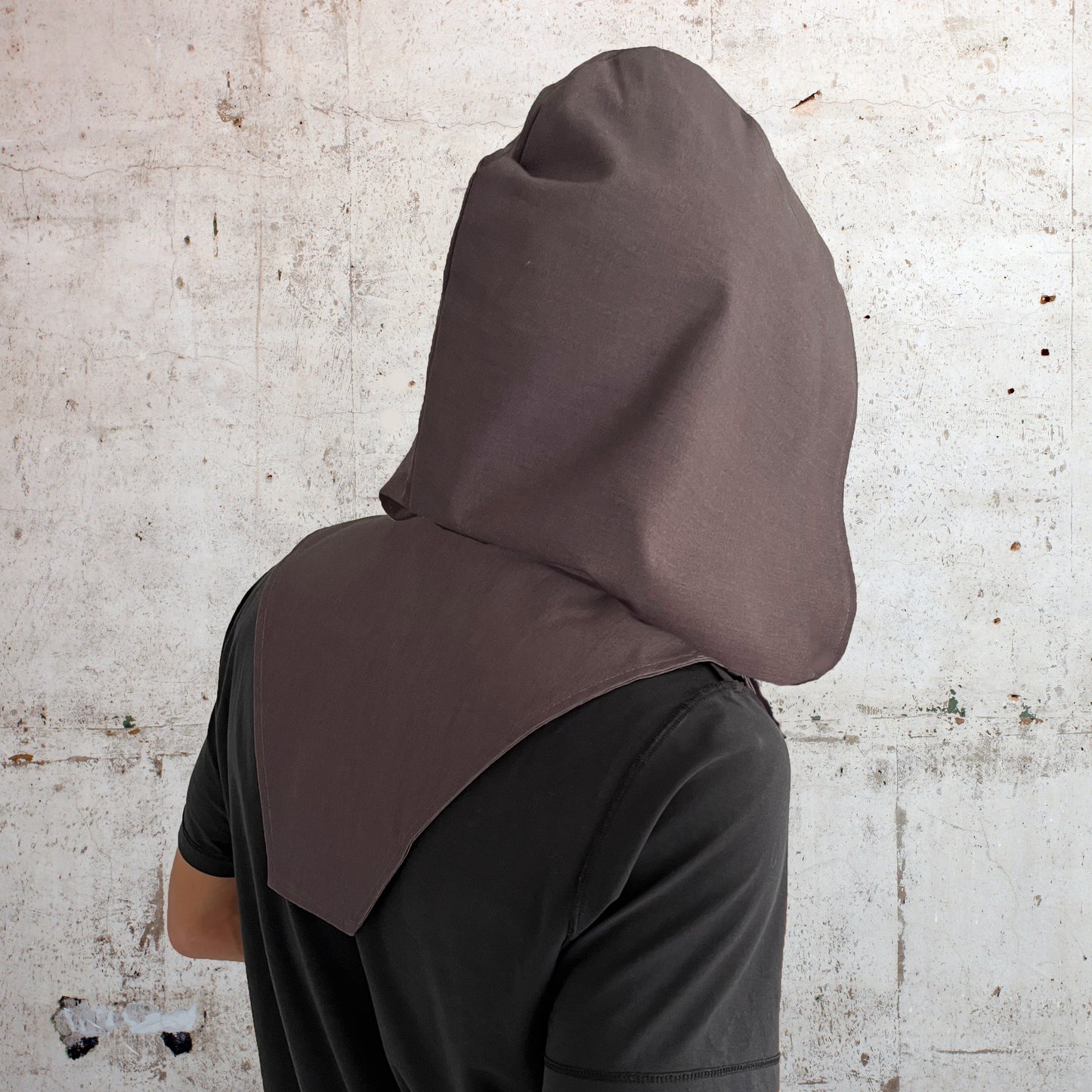 EMPIRE HOOD SCARF GREY
