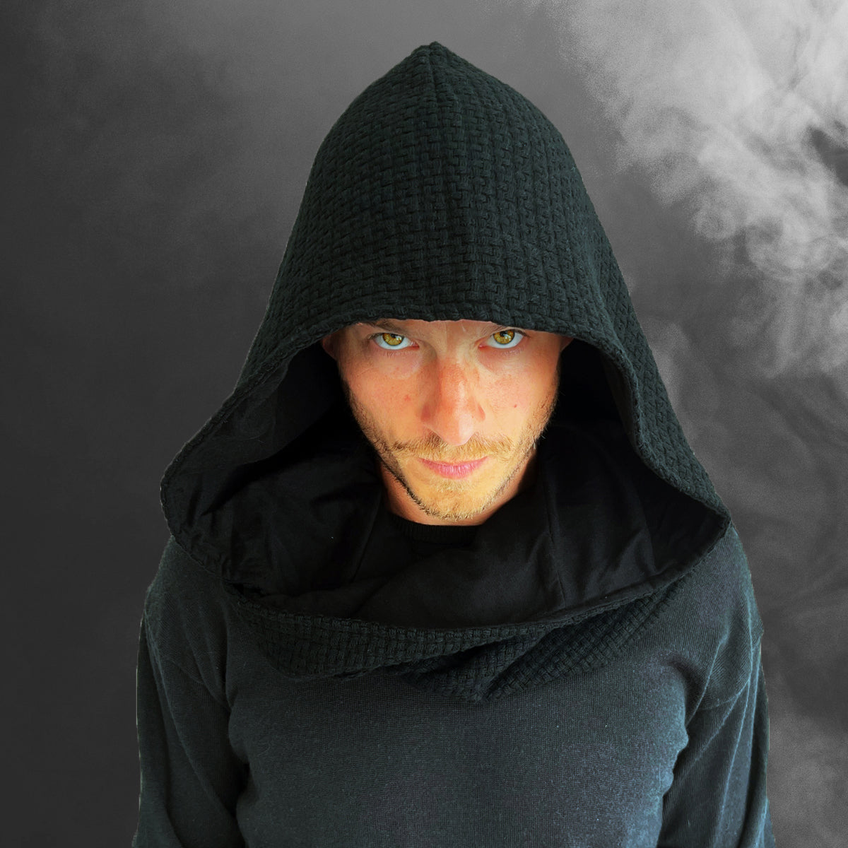 EMPIRE HOOD SCARF BLACK