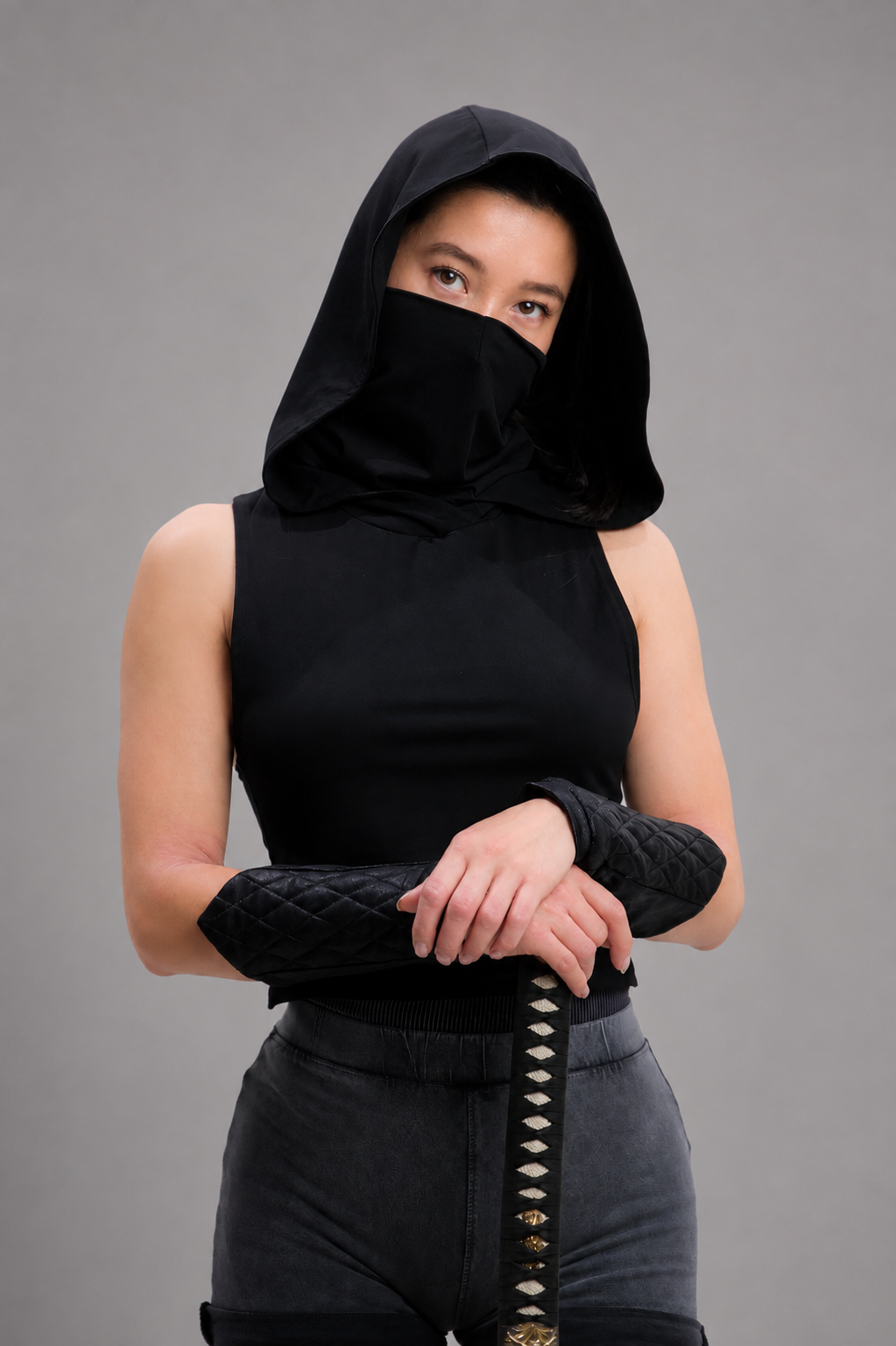 ASSASSIN HOODED VEST TOP