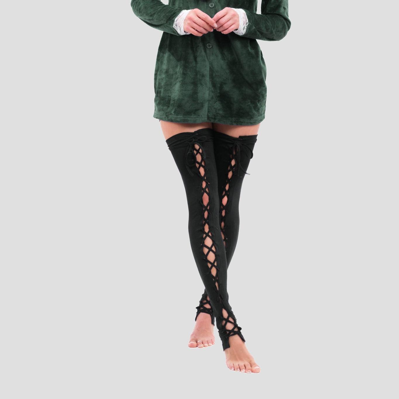 GOTHIC BLACK LEGGINGS