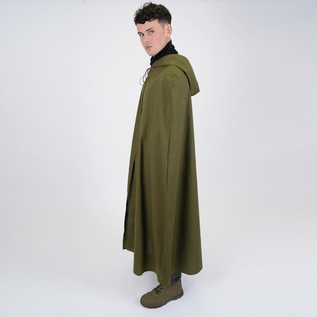 ASSASSIN CLOAK GREEN LINEN